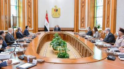 السيسي يجتمع مع الوزراء والمسؤولين لمتابعة"خطط الدولة في مجال تحلية مياه البحر"