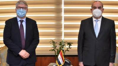 وزير الطيران يلتقي أمين منظمة الطيران المدني الدولي"الإيكاو"ويشيد بجهودهم في مواجهة كورونا