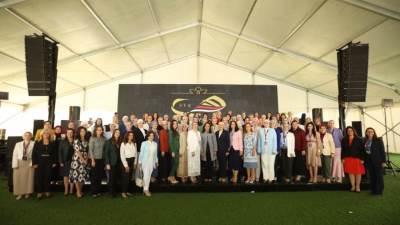 القوات المسلحة تنظم إحتفالية لزوجات الضباط المرشحين للعمل بالتمثيل الدبلوماسى العسكرى