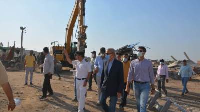 محافظ القليوبية يشن إزالة 12حالة تعديات على الأرض الزراعية على مساحة 5250متر