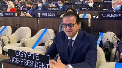 وزير التعليم العالي يلقي كلمة مصر فى الدورة (212) للمجلس التنفيذي لليونسكو