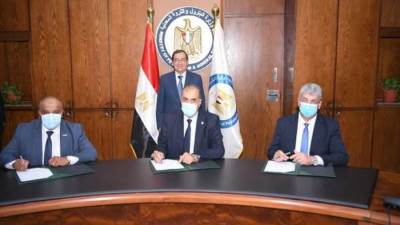 وزير البترول يشهد توقيع مذكرة تفاهم لإنشاء مشروع جديد بمصفاة تكرير أسيوط
