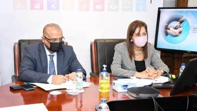 وزيرة التخطيط تبحث التعاون في مجالات التنمية وتأهيل الكوادر مع نظيرها اليمني