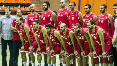 النادي الاهلي يقيم احتفالًا للفريق الأول لكرة السلة بعد التتويج بالبطولة العربية