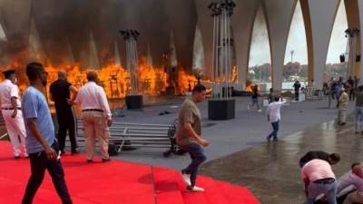 حريق في قاعة مهرجان الجونة السينمائي قبل انطلاقه بـ24 ساعة