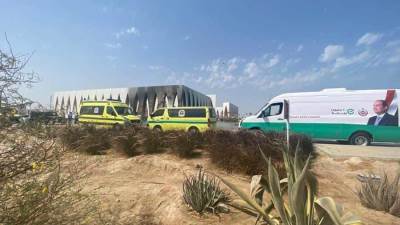 الصحة: إصابة ١٤ مواطناً باختناقات في حريق محدود بإحدى قاعات مهرجان الجونة