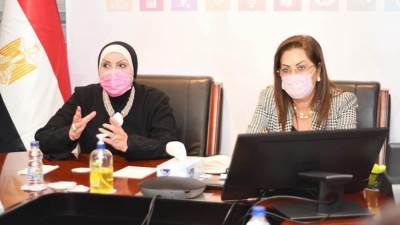 وزيرتا التخطيط والصناعة تعقدان اجتماعًا لمناقشة آليات تنفيذ محور التنمية بمبادرة"حياة كريمة"