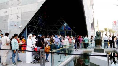 جناح مصر بمعرض أسبكو دبي 2020 يبهر االعالم وزواره يتخطون الـ80 ألفًا