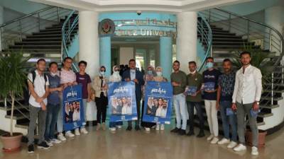 قوافل "بداية حلم" في ضيافة جامعة السويس تحت رعاية قرينة السيسي