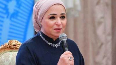 انتصار السيسى: تحية للشباب المصرى الذي يطوف الريف لتوفير حياة كريمة لأهالينا