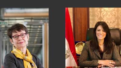 "المشاط" تبحث والمدير الاقليمي للبنك الأوروبي لإعادة الإعمار والتنمية تطورات استراتيجية الشراكة