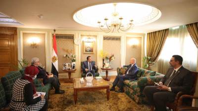 وزير التعليم العالي يستقبل سفير فنلندا الجديد لبحث التعاون المشترك