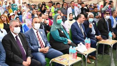 "التضامن" تطلق حملة (بالوعى مصر بتتغير للأفضل) في المنيا بشراكة "حياة كريمة"