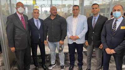 استقبال حافل من وزارة الشباب والرياضة لـ"بيج رامي" بمطار القاهرة