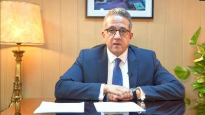 وزير السياحة والآثار يشارك بكلمة مسجلة في المنتدى الاقتصادي العربي النمساوي عن تطور قطاع السياحة والآثار المصري