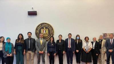 "المشاط": تجتمع مع مسئولي اليونيسيف في مصر لمراجعة محفظة التعاون الإنمائي