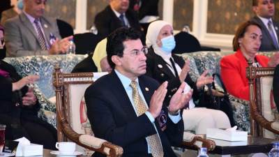 وزير الرياضة يشهد افتتاح المؤتمر العلمي الدولي في علوم الرياضة