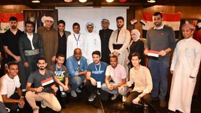 بمشاركة شباب الوفود العربية..دولة اليمن تحتفل بيومها الوطني بسفينة النيل للشباب العربي