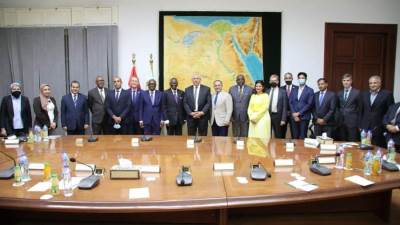 وزير الزراعة يبحث مع وفد "الايفاد" المشروعات المشتركة وآفاق التعاون الزراعي