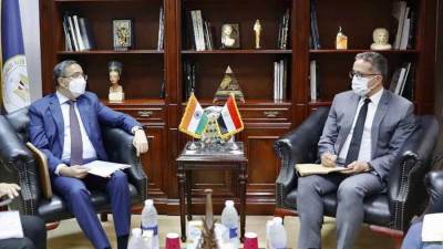 "وزير السياحة"يستقبل سفير دولة الهند بالقاهرة لبحث تعزيز سبل التعاون بين البلدين