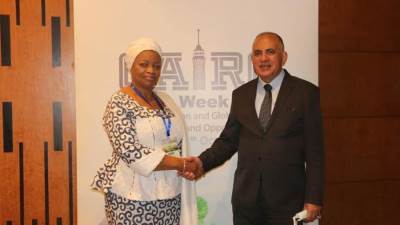 "وزير الري"و"وزيرة البيئة"الكونغولية يبحثان مد بروتوكول التعاون بين البلدين لخمسة سنوات جديدة