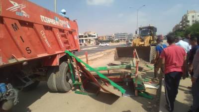 حملة مكبرة لفض الأسواق العشوائية ورفع إشغالات الباعة الجائلين بمدينة 6 أكتوبر