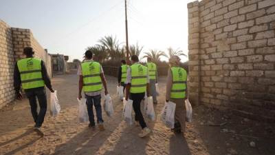 صندوق تحيا مصر: توفير83طن مواد غذائية جافة و33طن معلبات و21طن لحوم ودواجن