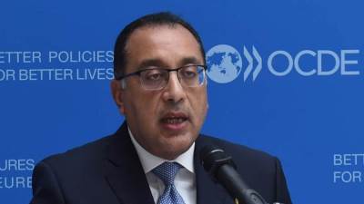 "مدبولي"والسكرتير العام لمنظمة التعاون الاقتصادي والتنمية يعقدان مؤتمرا صحفيا بمقر المنظمة بباريس