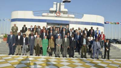 رئيس قناة السويس يستقبل وفد سفراء الدول الأعضاء بالمنظمة البحرية الدولية IMO