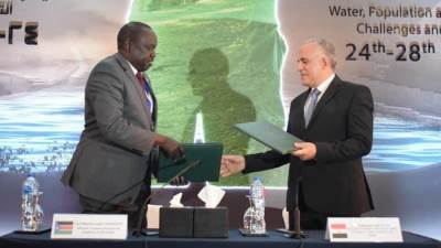 توقيع مذكرة تفاهم بين مصر وجنوب السودان فى مجال الموارد المائية والري