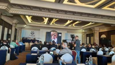 وزير الرياضة يشارك في اجتماع الجمعية العمومية للاتحاد الدولي للغوص