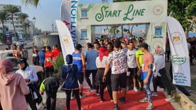 البيئة تنظم اول سباق أخضر بالإسكندرية للتوعية بالحد من البلاستيك احادى الاستخدام