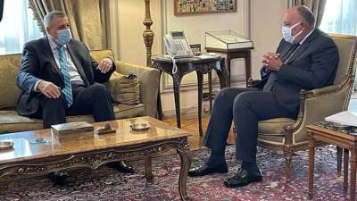 وزير الخارجية يستقبل المبعوث الخاص للأمم المتحدة إلى ليبيا