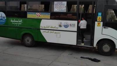 "رئيس جهاز  العبور"تشغيل خط مواصلات جديد لخدمة سكان المدينة والمترددين عليها