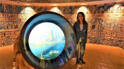 والى: الجناح المصرى رائع ويعكس عظمة مصر ومكانتها على المستويين الإقليمى والدولى