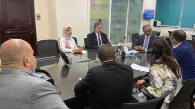 نائب الإسكان للبنية الأساسية يلتقى مدير قطاع المياه لاستعراض سبل التعاون المشترك