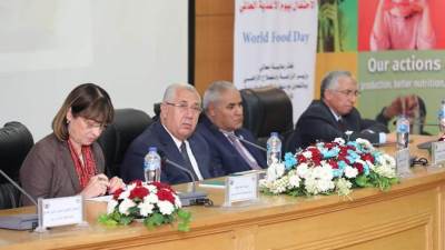 "القصير" في الاحتفال باليوم العالمي للغذاء ويستعرض جهود الدولة لتحقيق الأمن الغذائي