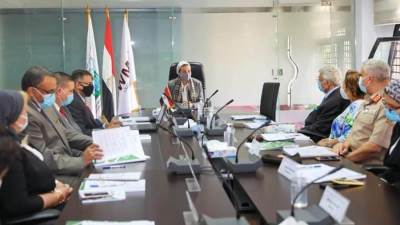 وزيرة البيئة تترأس الإجتماع الأول لمجلس إدارة جهاز تنظيم إدارة المخلفات