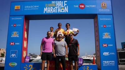 انطلاق نصف ماراثون الجونة بمشاركة ١٠٠٠ متنافس من ٤٠ جنسية