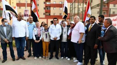 وزير الرياضة يتفقد مركز شباب أهالينا للاطمئنان علي جاهزيته قبل الافتتاح الرسمي