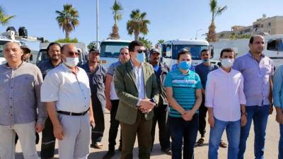 رئيس جهاز "برج العرب الجديدة" يتفقد استعدادات مواجهة الأمطار خلال موسم الشتاء 