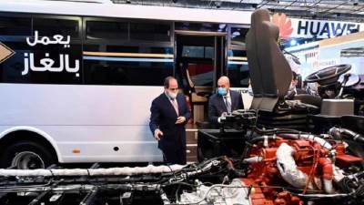 السيسي يفتتح الدورة الـ4 لمعرض ومؤتمر النقل الذكي واللوجيستيات والتحول للنقل الأخضر