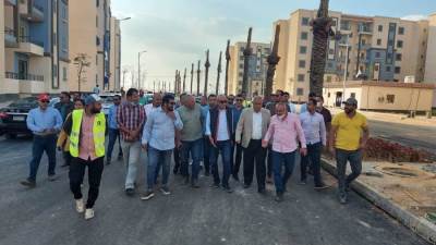 مسئولو "الإسكان" يتفقدون المرحلة الأولى بالمبادرة الرئاسية "سكن لكل المصريين" بمدينة حدائق العاصمة 