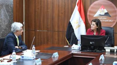 وزيرة التخطيط والتنمية الاقتصادية تبحث سبل التعاون مع وفد البنك الدولي