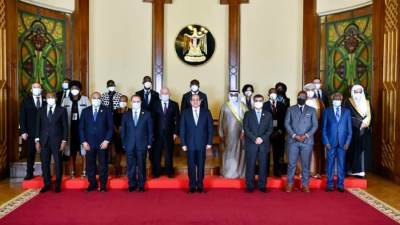 "السيسي" لنواب العموم العرب والافارقة: سيادة القانون أساس الحكم والعدل أسمى القيم