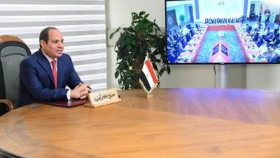 "السيسي":مصـر لم تألو أي جهد في مساعدة أشقائها على الوصول ببلادهم للامان