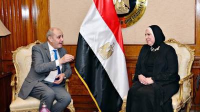 "جامع" تبحث مع نظيرها الأردني سبل تعزيز التعاون التجاري والصناعي بين البلدين