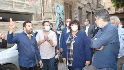 "وزيرة الثقافة"تتفقد آثار الحريق بمسرح الجزويت وتعلن تقديم الدعم لاستئناف رسالته التنويرية