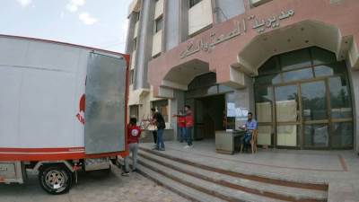 الهلال الأحمر المصري يجهز 11 نادى أسرة بمحافظة شمال سيناء