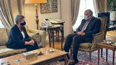 وزير الخارجية يستقبل المفوضة الأوروبية للشئون الداخلية للتباحث في مجال الهجرة